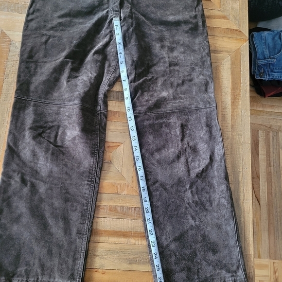 Plongé Straight Leg Suede Pants, size 7/8 - Picture 6 of 7